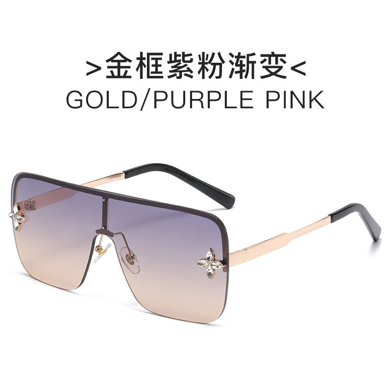 Damen Couture Sonnenbrille im eleganten geometrischen Design Brehn
