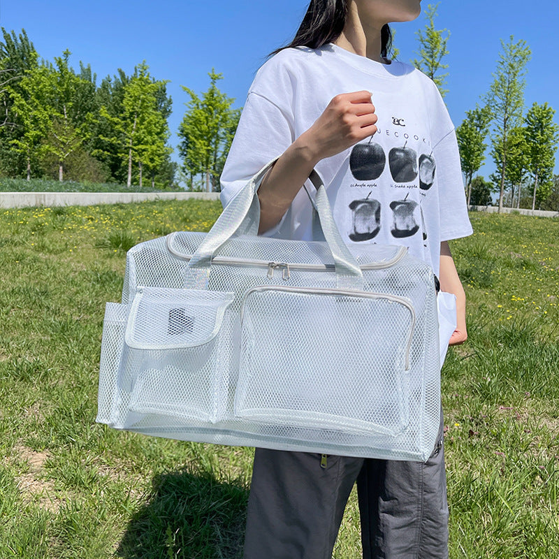 Transparente Gym- und Reisetasche