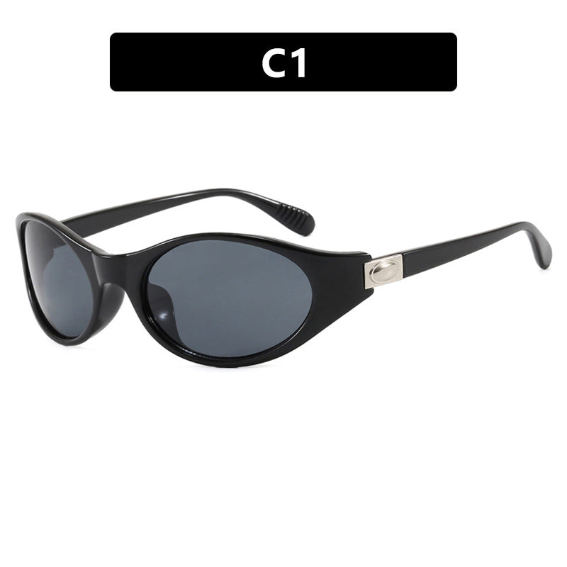Damen stilvolle Sonnenbrille im eleganten Ovaldesign mit schützendem UV-Filter Brehn