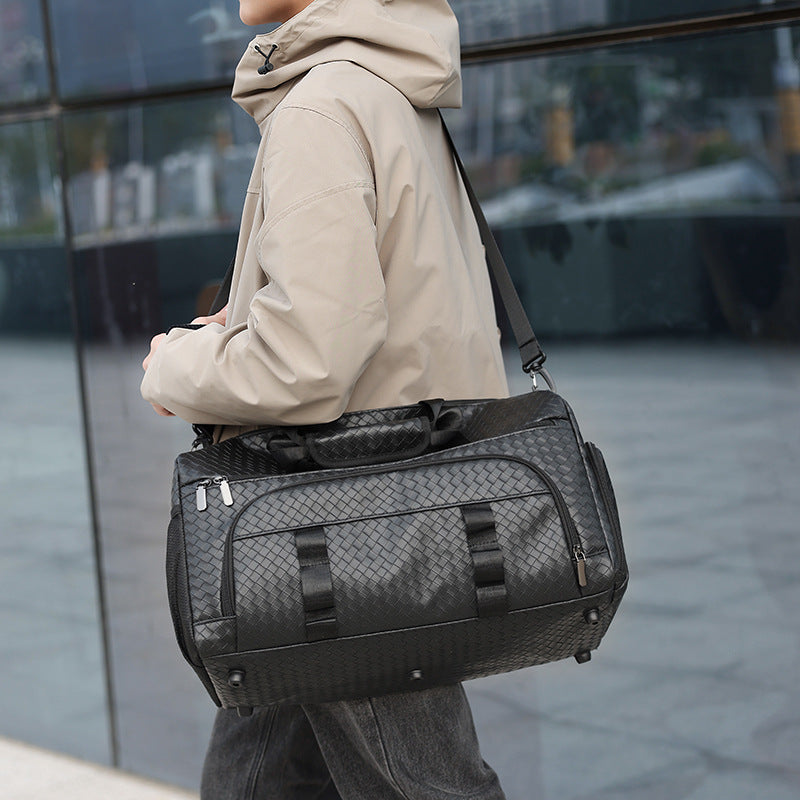 Gewebte Stoff Reisetasche Brehn