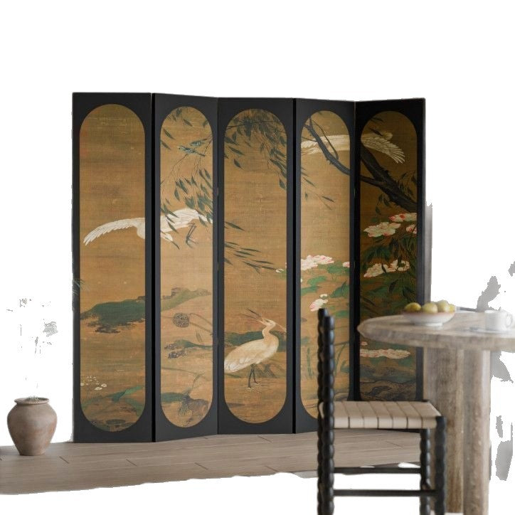 Künstlerischer floraler Raumteiler Brehn
