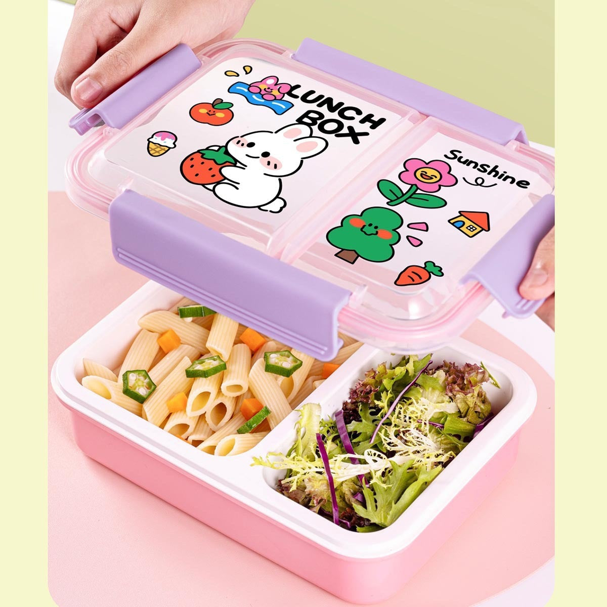 Spaß-Themen-Mehrfachfach-Lunchbox