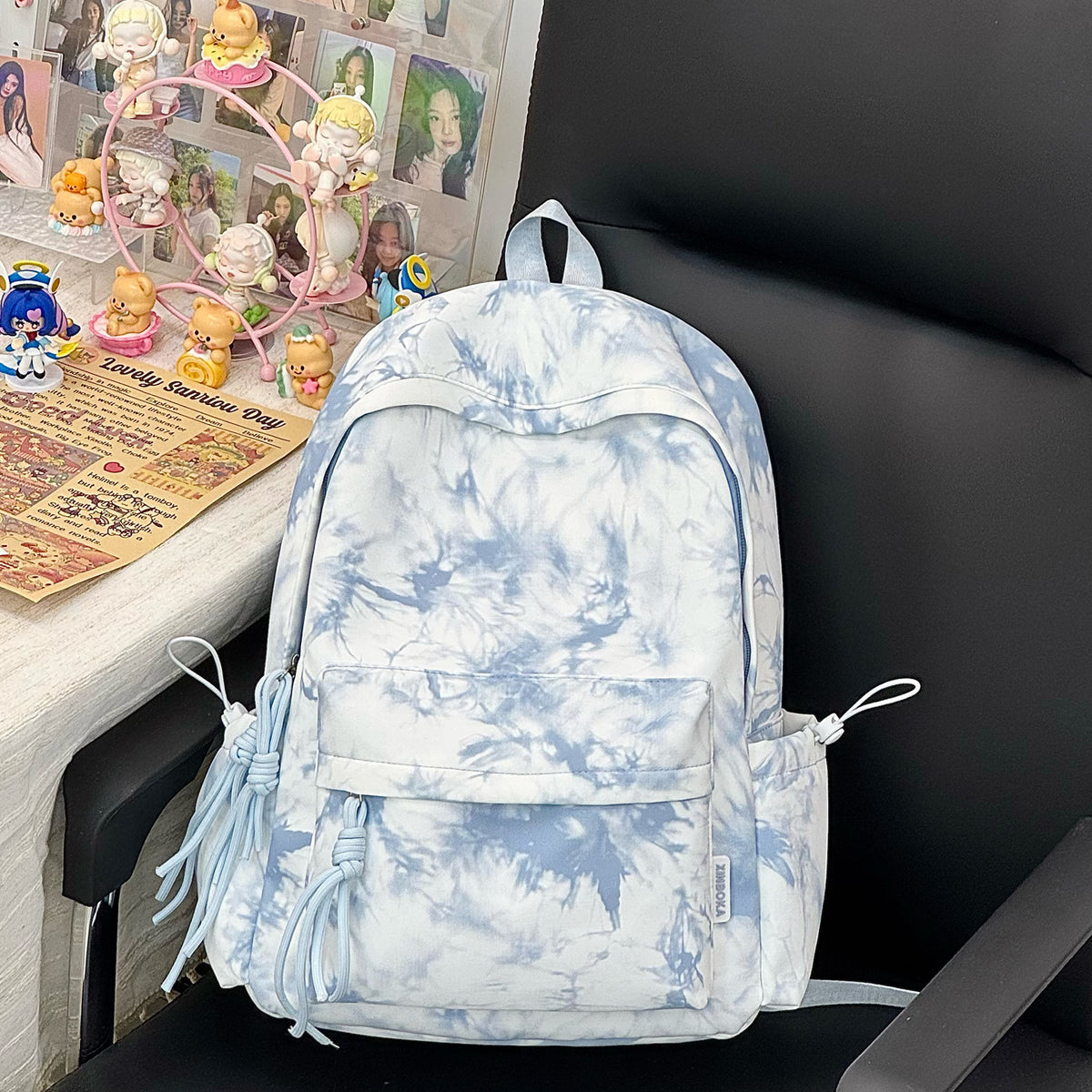 Trendiger Tie-Dye-Muster Rucksack Brehn