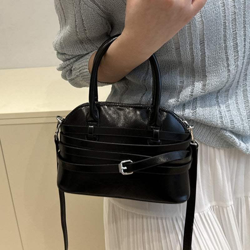 Strukturierte Mini-Handtasche