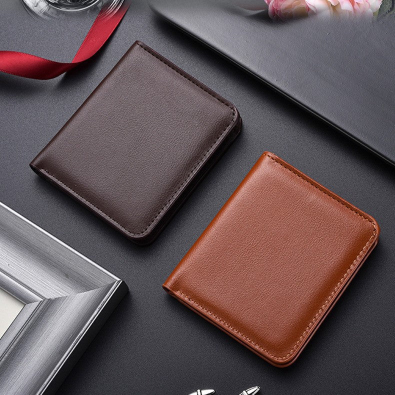 Slim Leder Bi-Fold Geldbörse Brehn