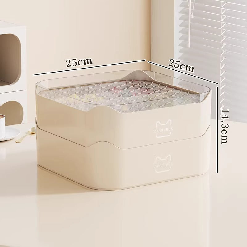 Multi-Zweck Aufbewahrungsorganisator mit Transparente Deckel Brehn