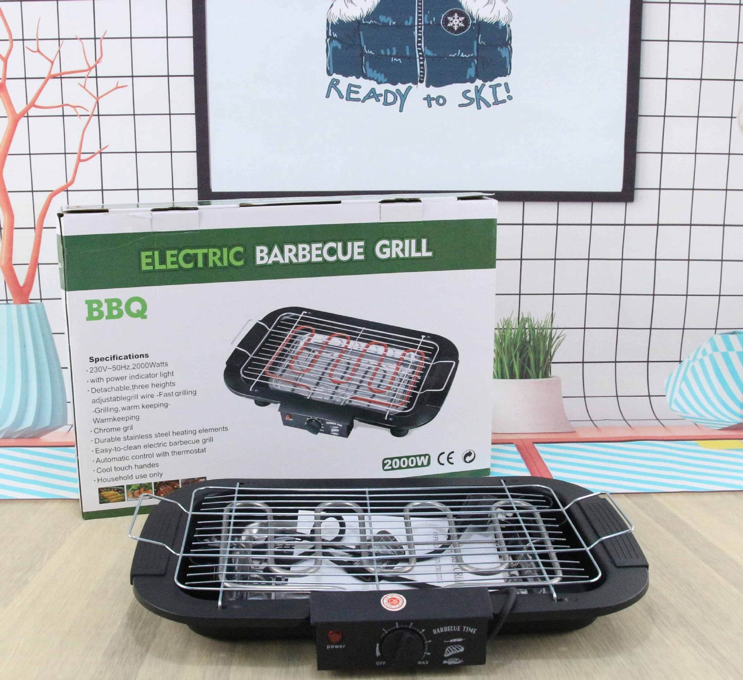 Elektrischer Innen-Barbecue-Grill Brehn