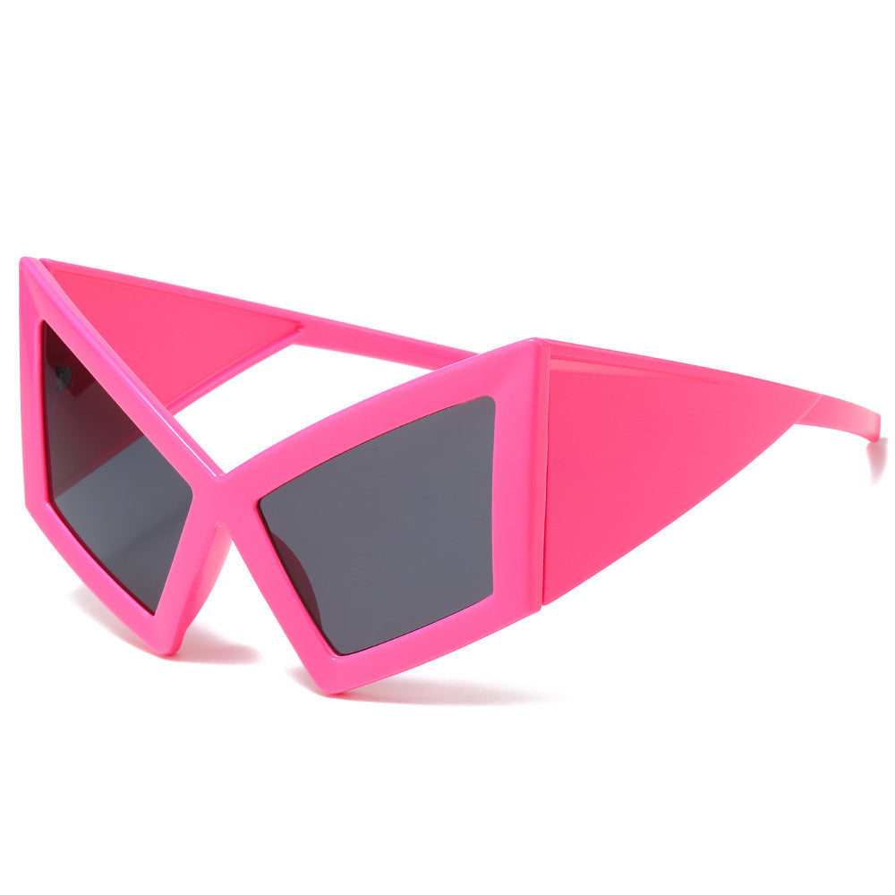Futuristische Geometrische Schild Sonnenbrille Brehn