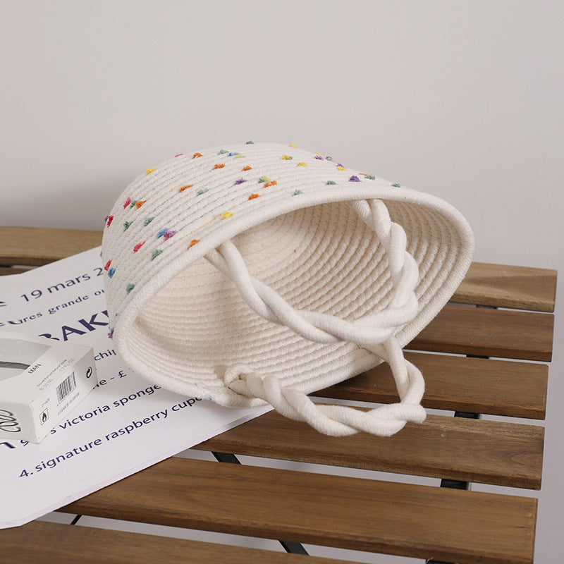 Dekorative Baumwollkorb Tasche Brehn