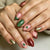 Festives Kunstvolles Nageldesign Brehn