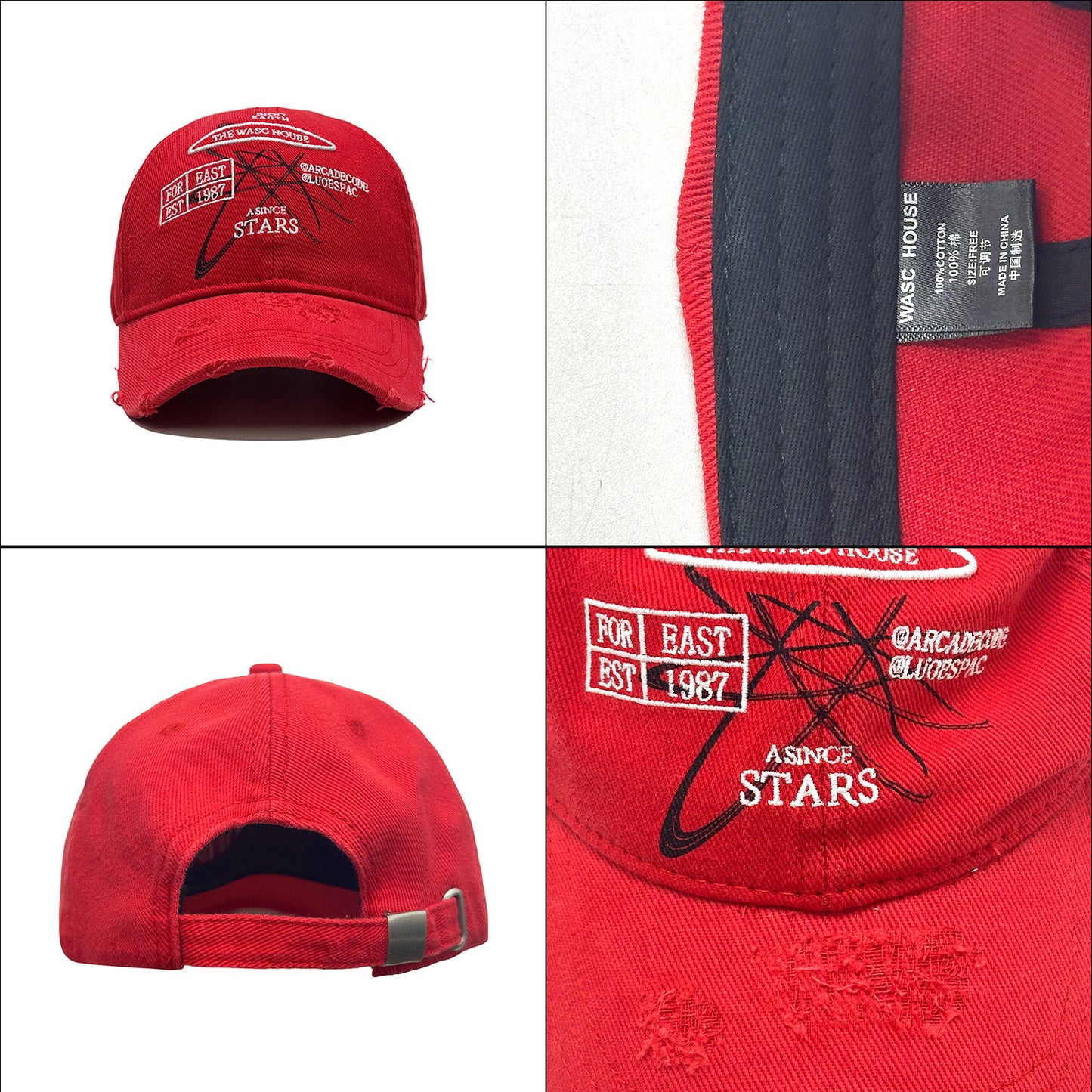 Damen lässige und stylische Cap mit gesticktem Design Brehn