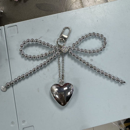 Beaded Herz Anhänger Schlüsselanhänger Halter Brehn