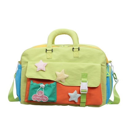 Stylische Mehrfarbige Reise-Wochenendtasche Brehn