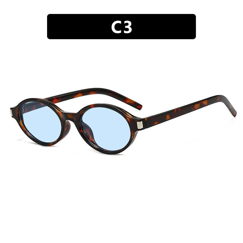 Damen elegante runde Sonnenbrille mit modernem Rahmen Brehn