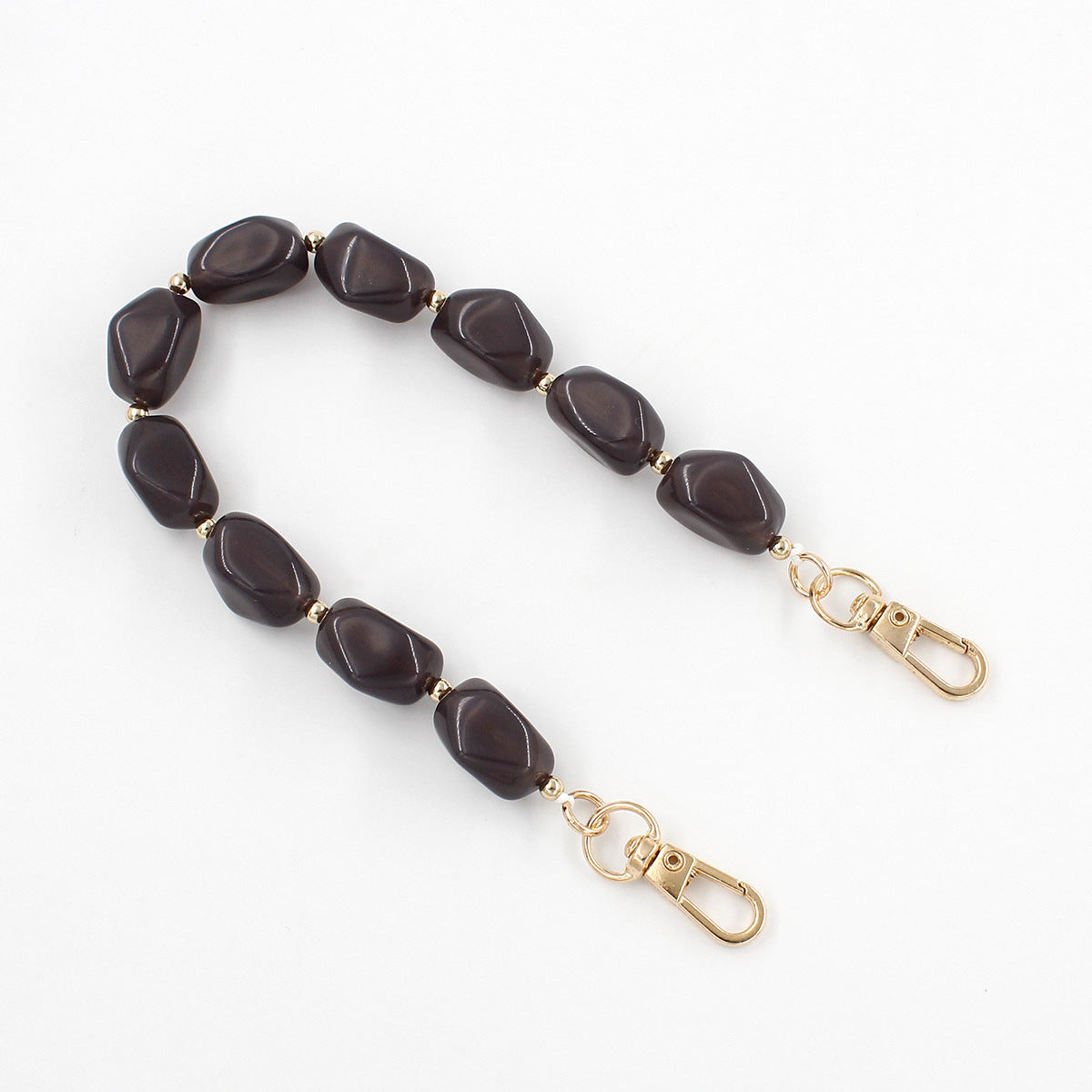 Chunky Beaded Brillen Kette Brehn