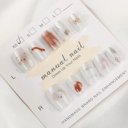 Artisanal Press-On Nail Set Brehn