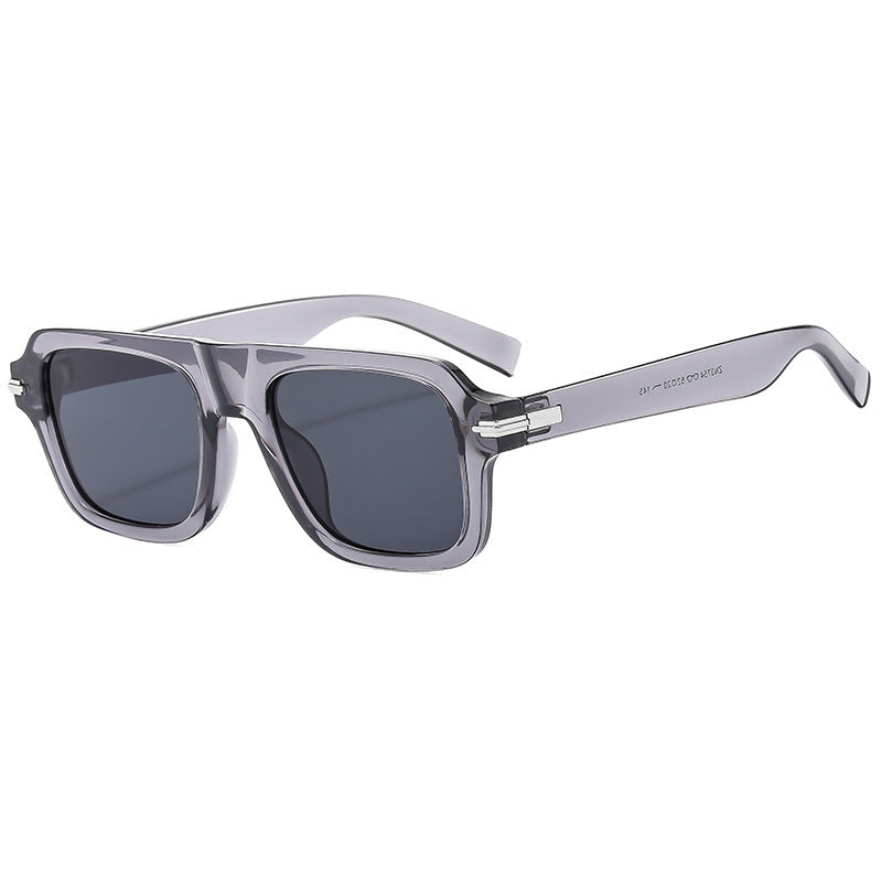 Damen Designer-Sonnenbrille mit modernem eckigen Rahmen und polarisierten Gläsern Brehn