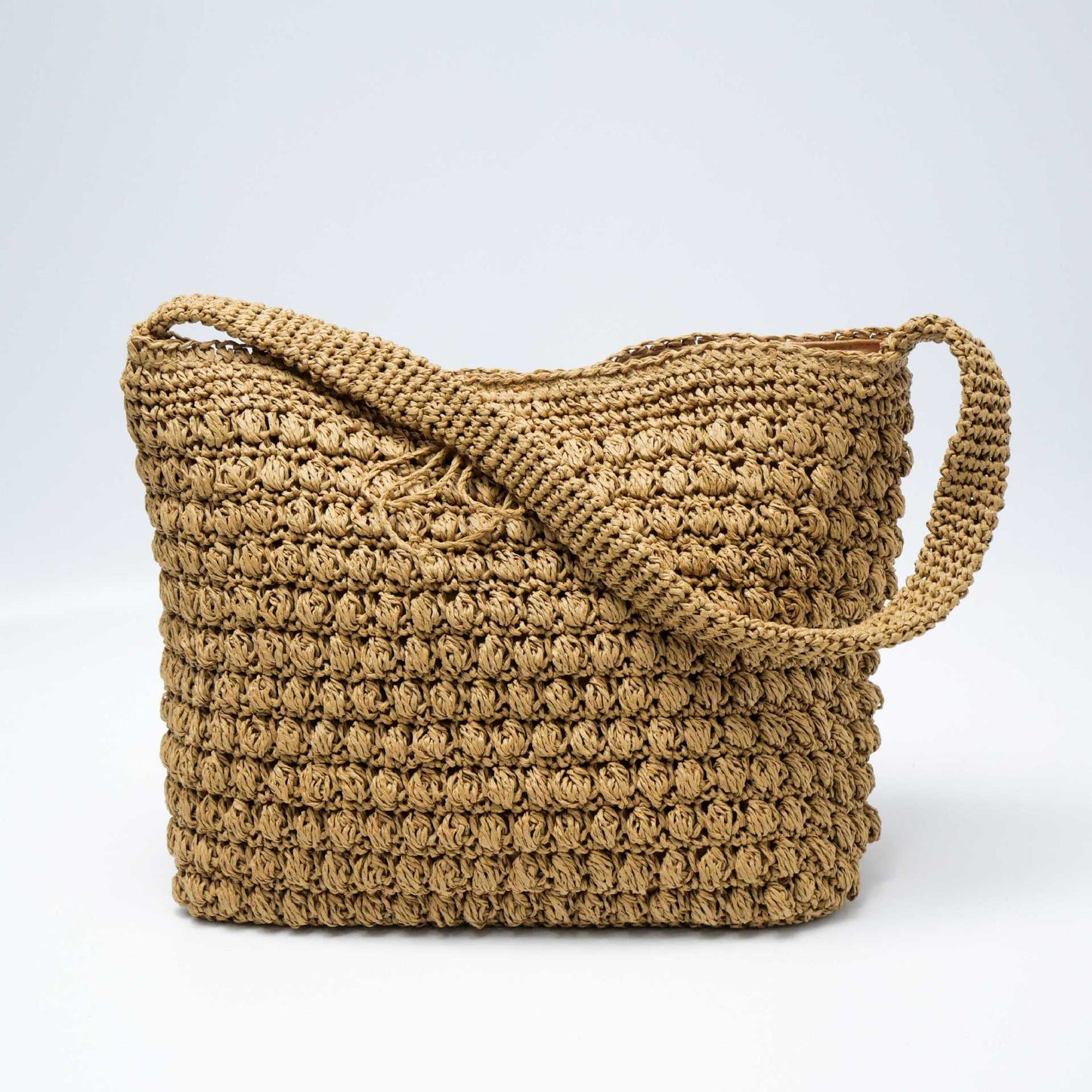 Modische Makramee Shopper-Tasche Brehn