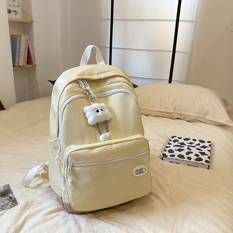 Niedlicher kompakter Mehrfachfächer-Schulrucksack