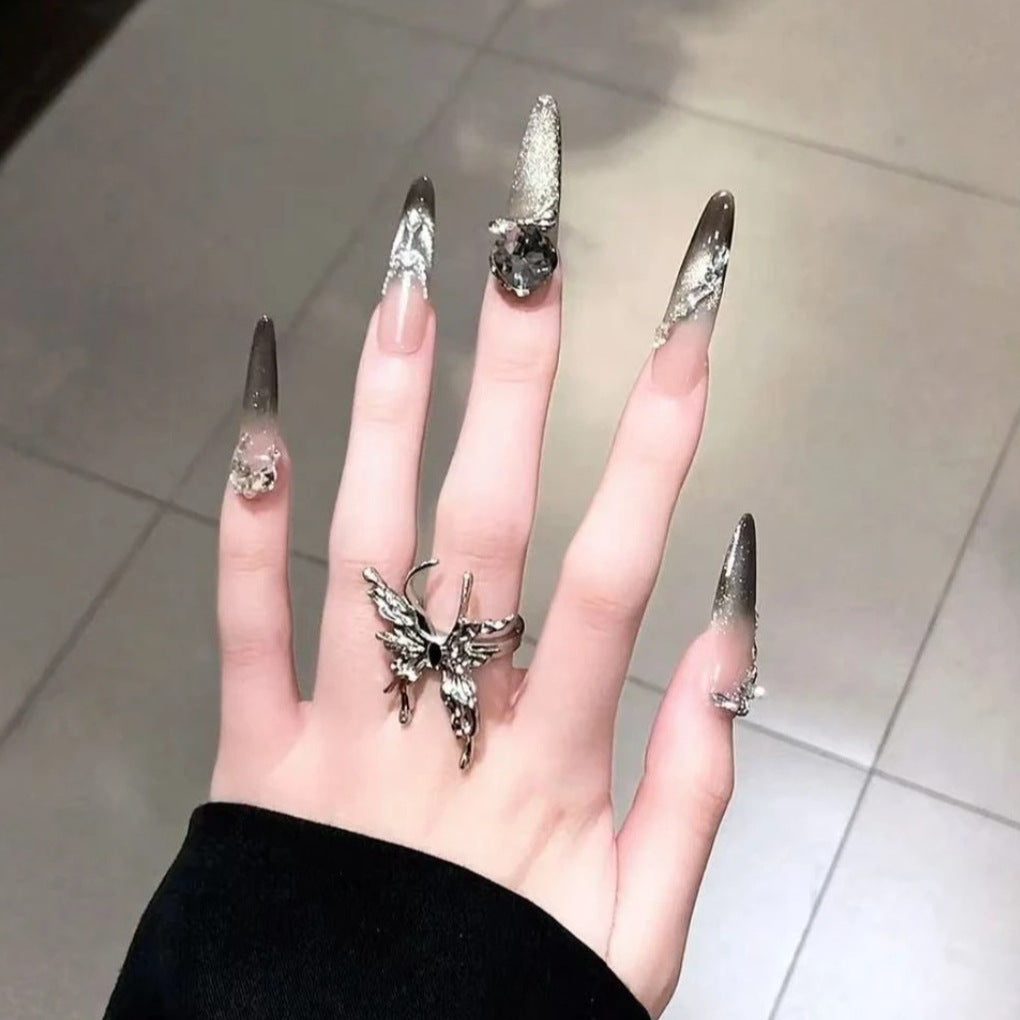 Glamouröse Stiletto Nagelkunst Verlängerungen