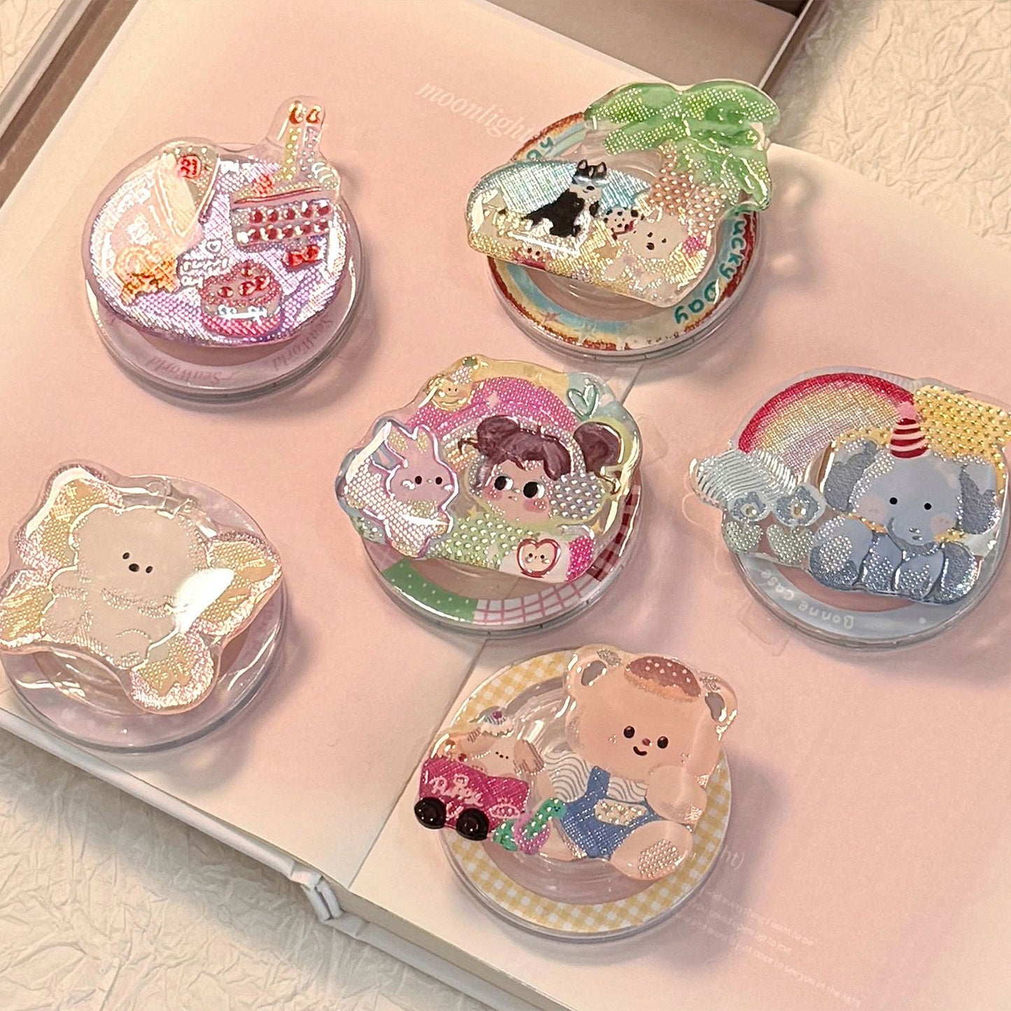 Kawaii Elefant Smartphone Fingerhalter Brehn
