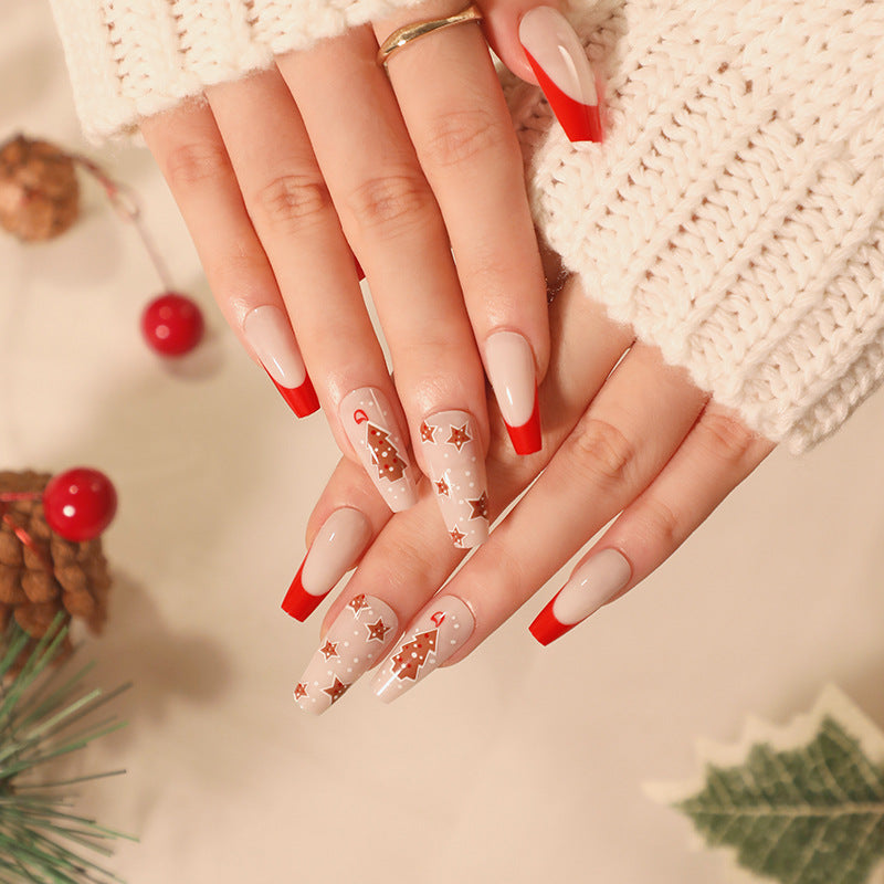 Kunstvolle Nagelkunst mit festlichem Weihnachtsdesign Brehn