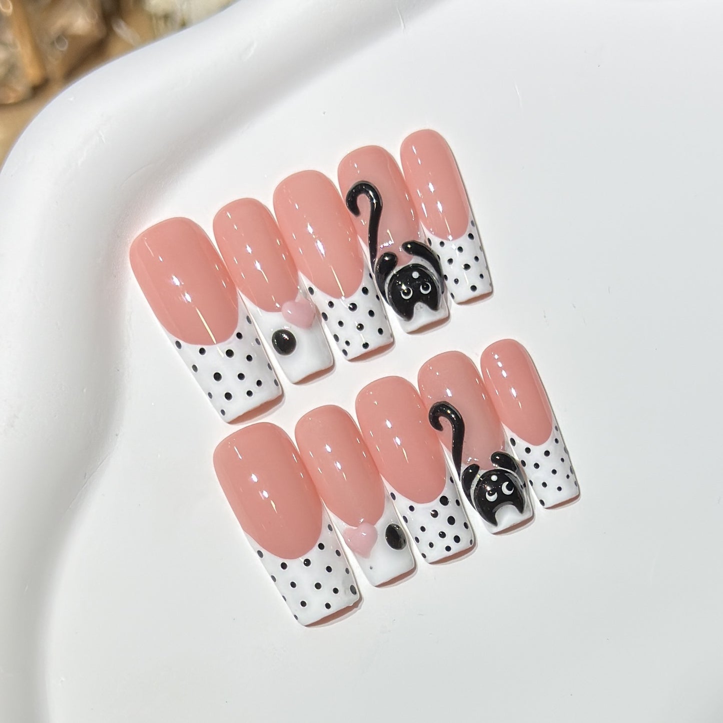 Katzen-Themen Nagelkunst Set Brehn