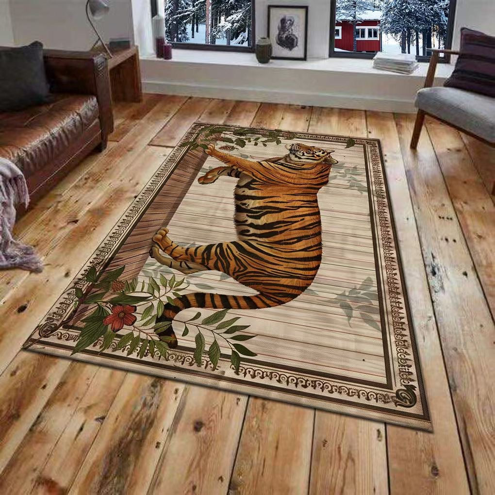 3D-gedrucktes Tiger-Wandmural Brehn