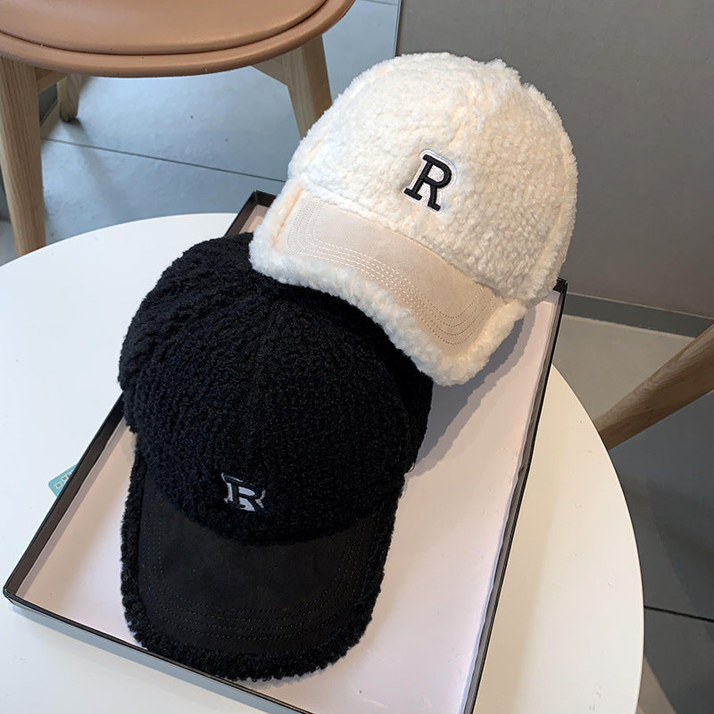 Damen Fuzzy Plush Baseball Cap Brehn