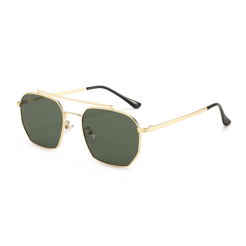 Modisch-futuristische eckige Sonnenbrille Brehn
