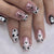 Halloween-Themen Press-On Nagelkunst Set Brehn 1787542716