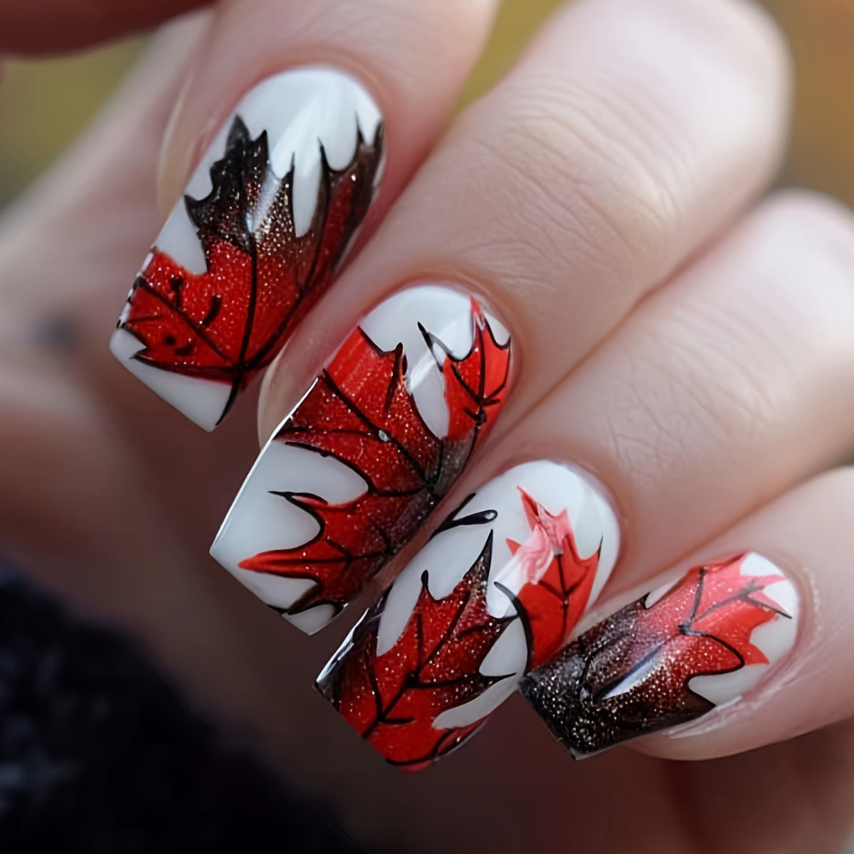 Kreatives Herbst Nageldesign Brehn