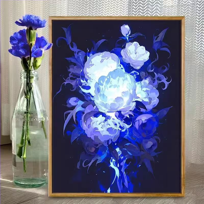 Florale Fantasie Illustrationskunstdruck Brehn