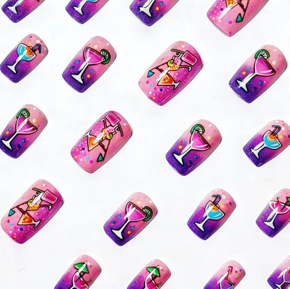 Sommer Cocktail Nagelkunst Brehn