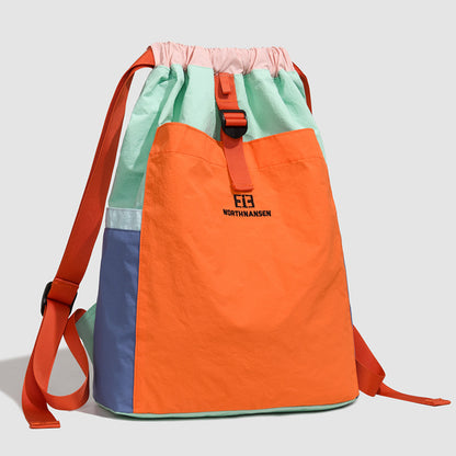 Bunter Kordelzug-Rucksack Brehn