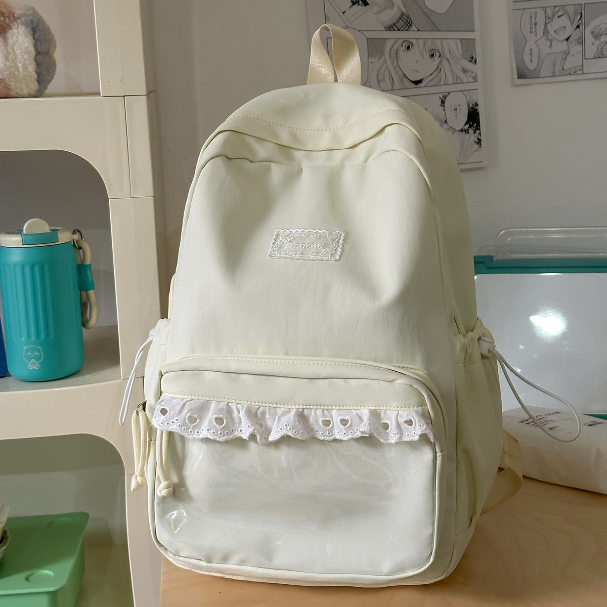 Stylischer Rüsch-Rucksack Brehn