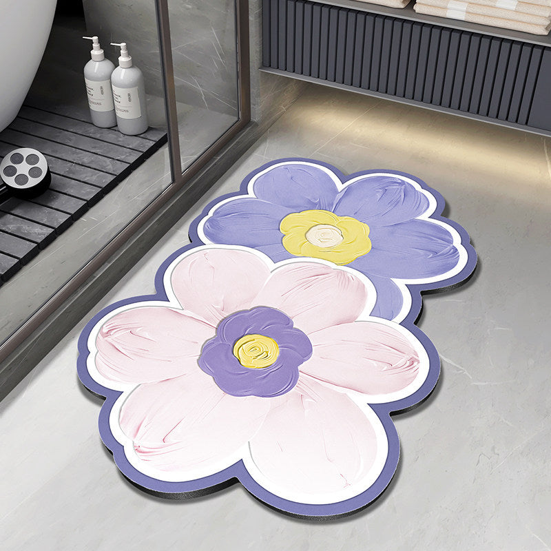 Blumenförmige Badematte Brehn