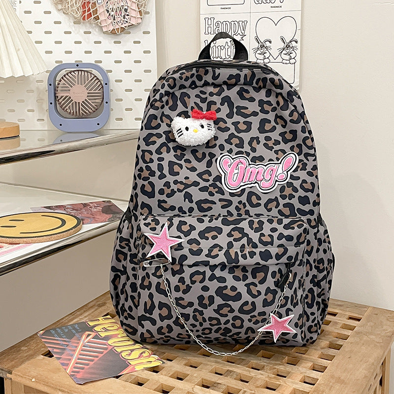 Spaß-Modischer Leopardenmuster-Schulrucksack