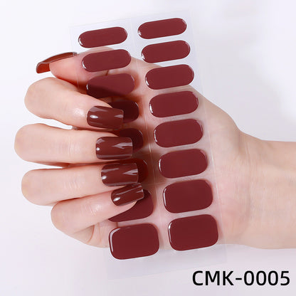 Glänzende Gel-Nagelüberzüge