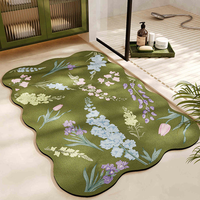 Floral Pattern Badmatte Brehn