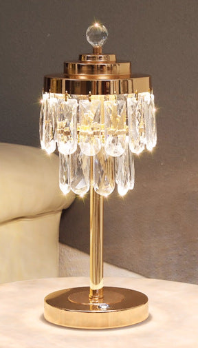 Kristall-Tischlampe