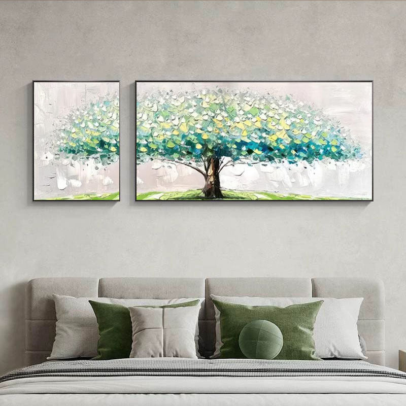 Abstrakte Baumlandschaft Leinwandkunst