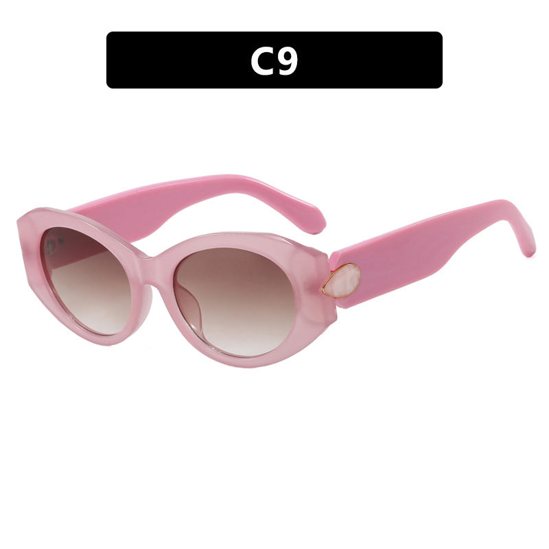 Damen elegante Sonnenbrille mit stilvollen Konturen Brehn