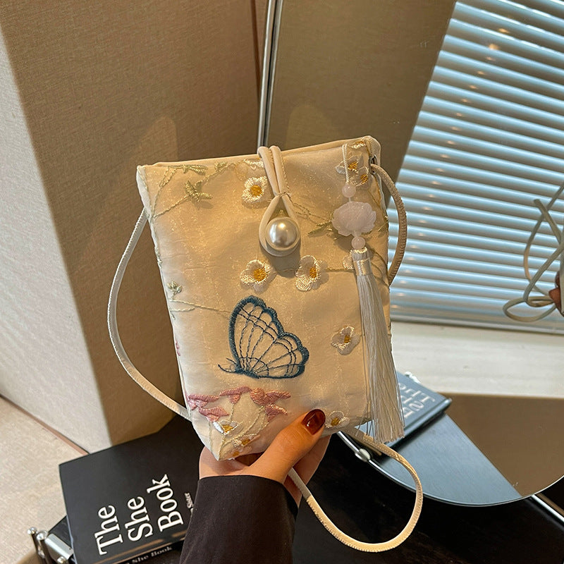 Elegante Bestickte Abendtasche
