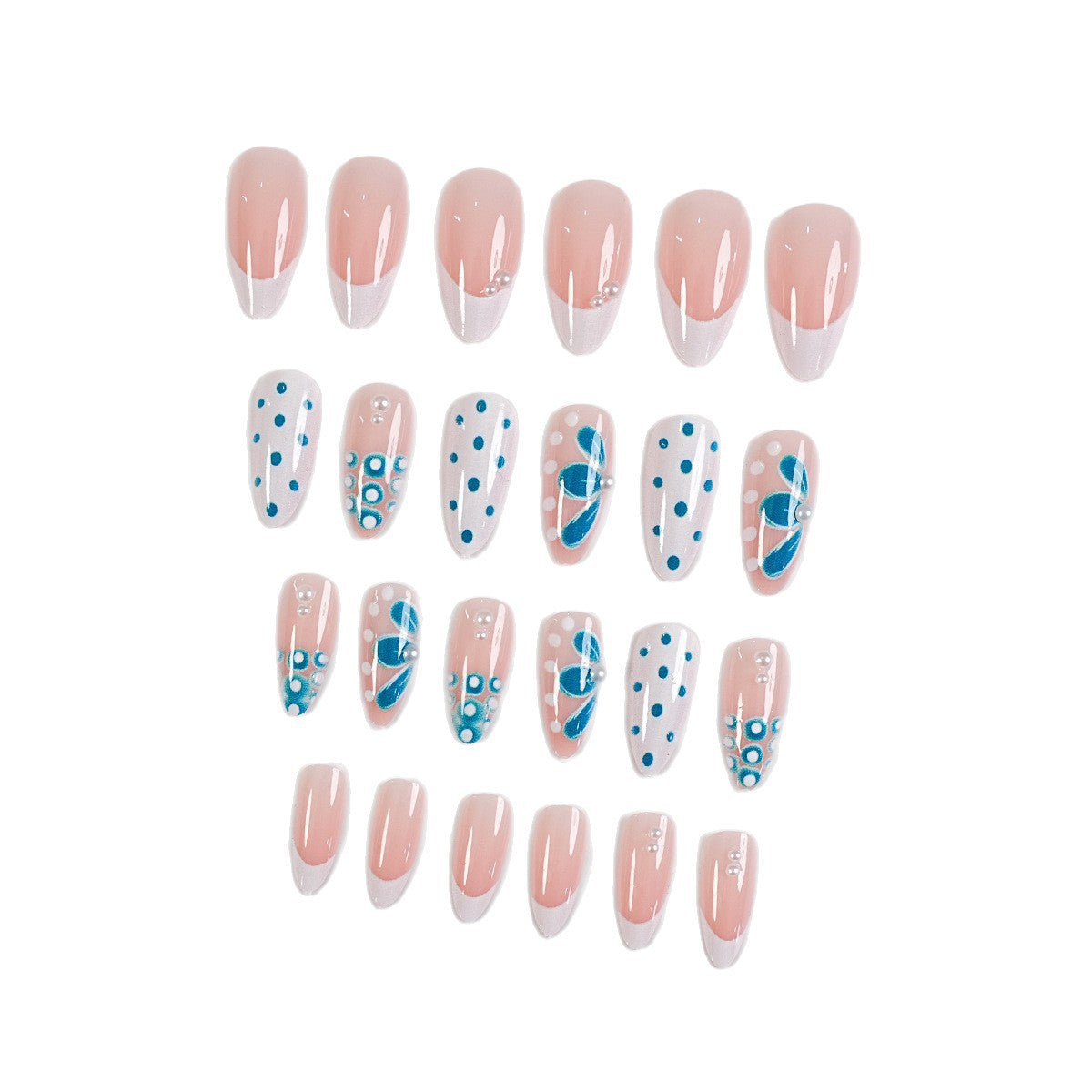 Komplettes Press-On Nagelkunst-Set mit Zubehör