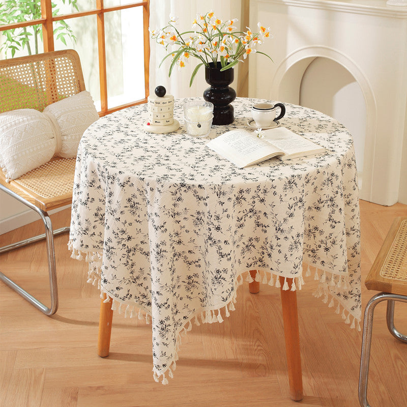 Blumenmuster Tischdecke