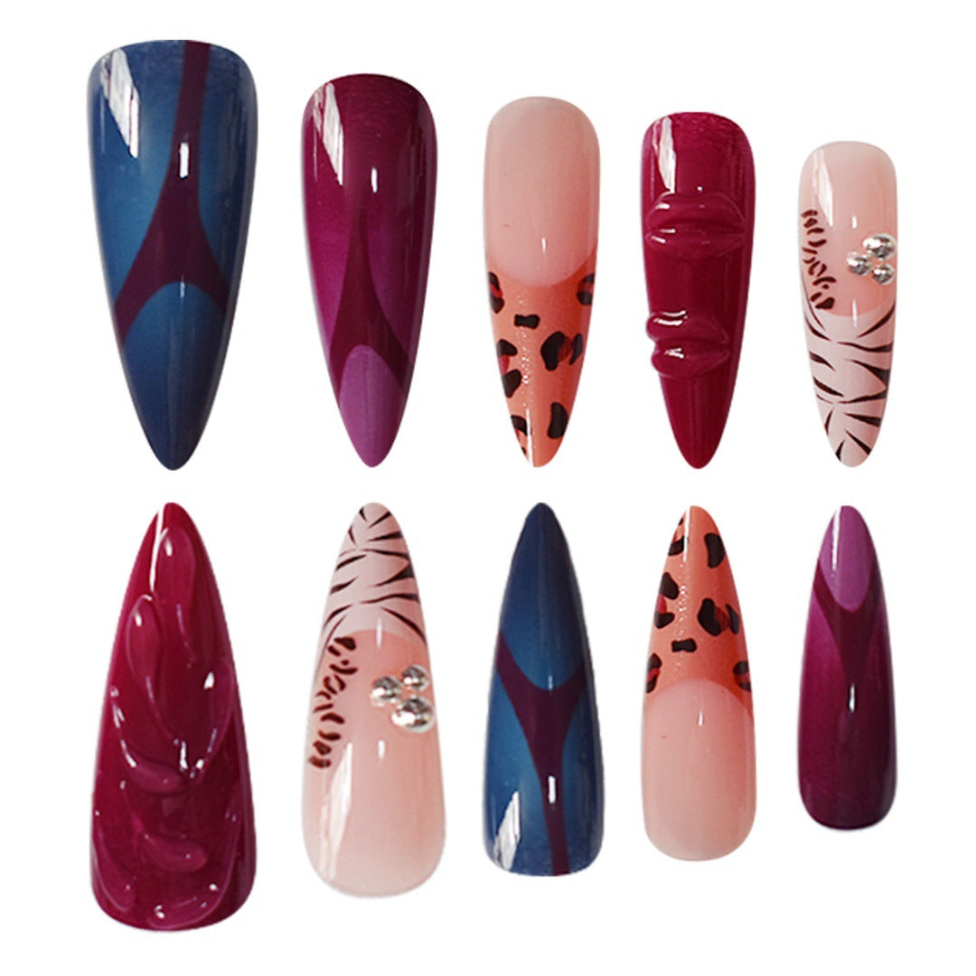Künstlerische Stiletto Press-On Nagelverlängerungen Brehn 1787913984