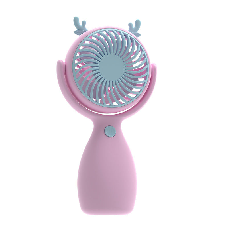 Unisex Tragbarer Mini-Handventilator mit Katzenohren und wiederaufladbarem Akku Brehn