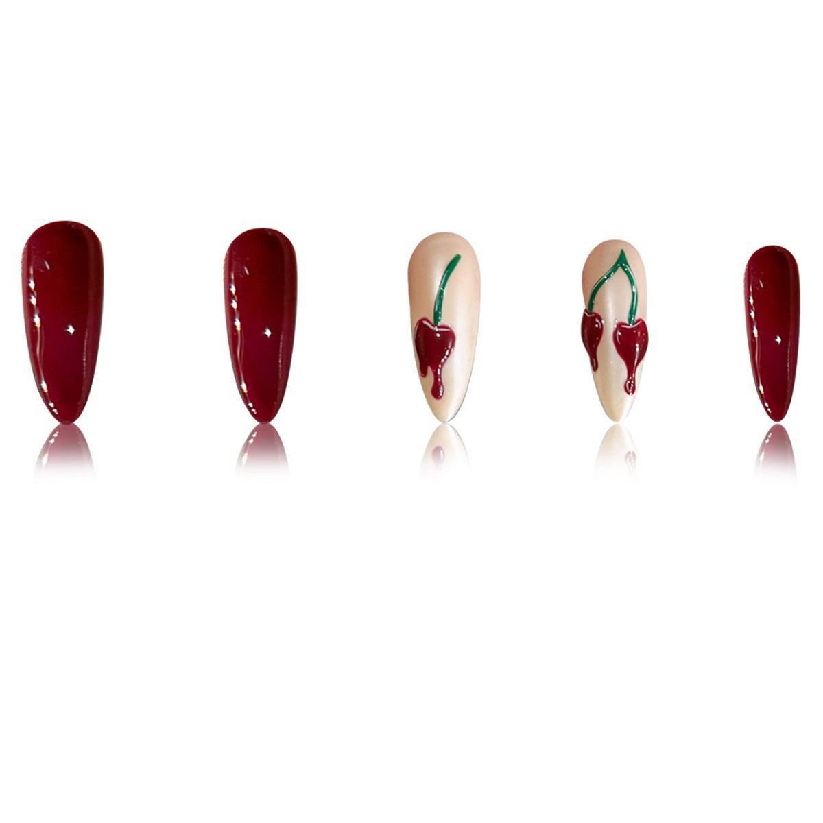 Stylisches Stiletto Press-On Nagelset Brehn