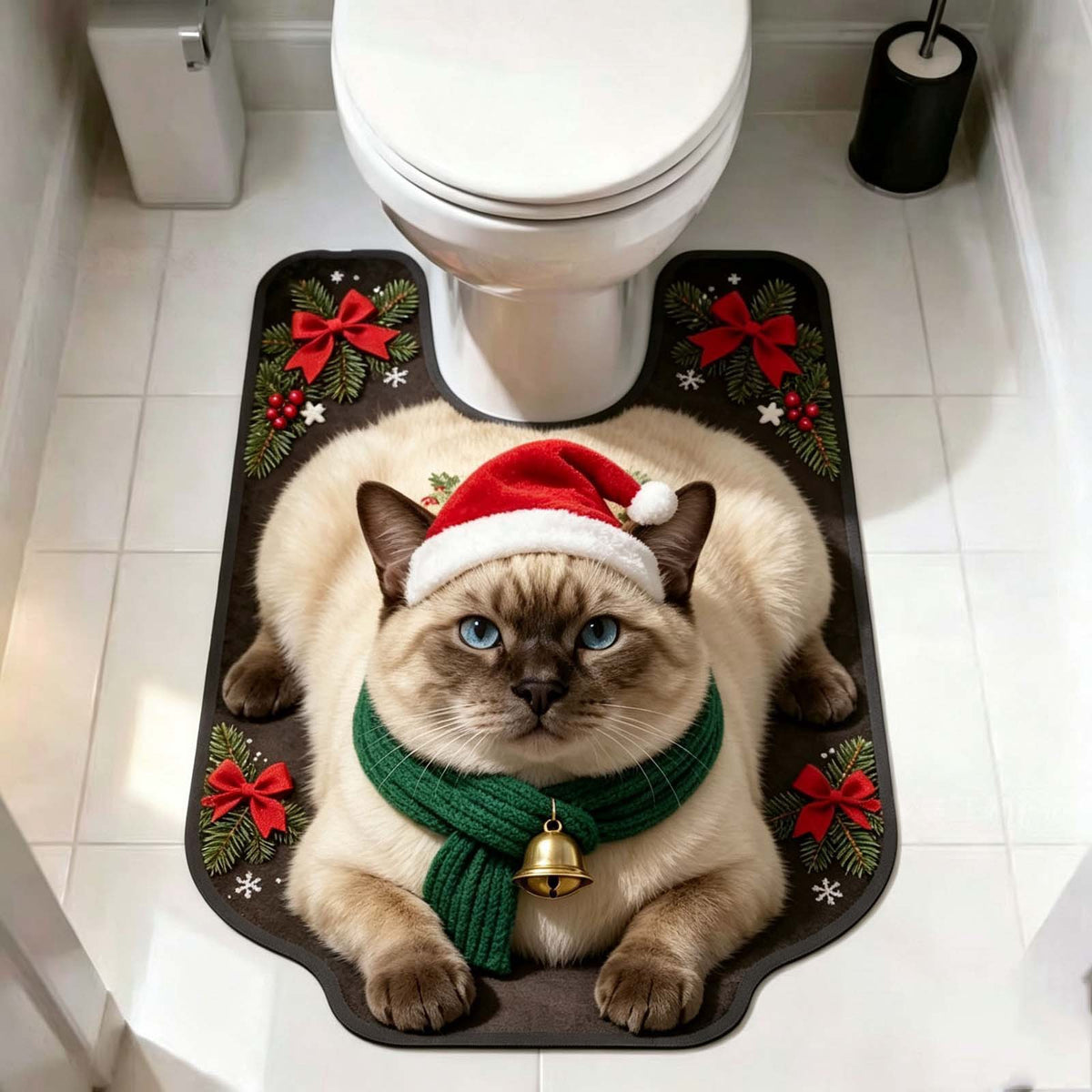 Urlaubs Katze-Themen Badezimmermatte
